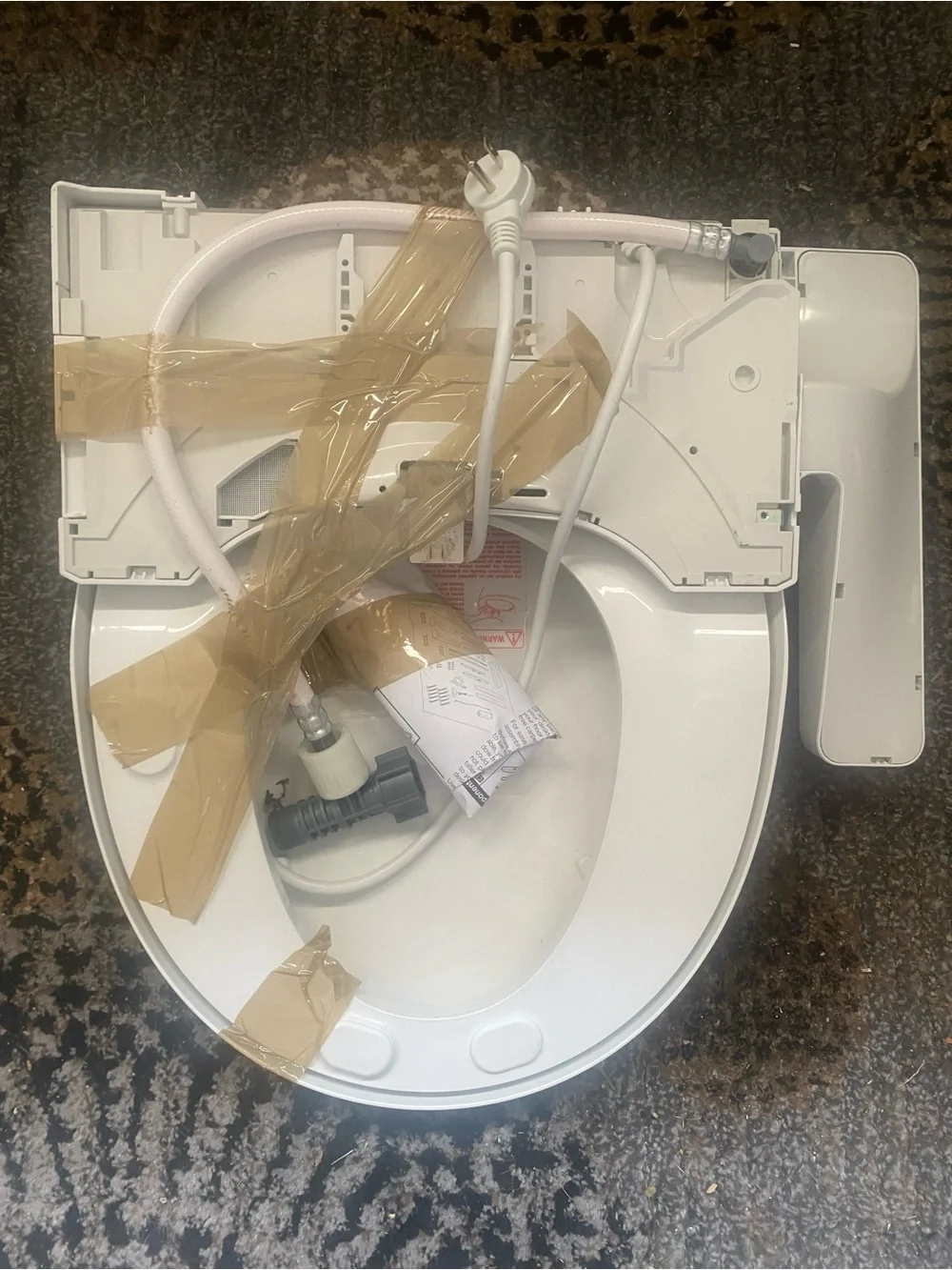Toto washlet Electronic Bidet Toilet Seat with Remote Control - White